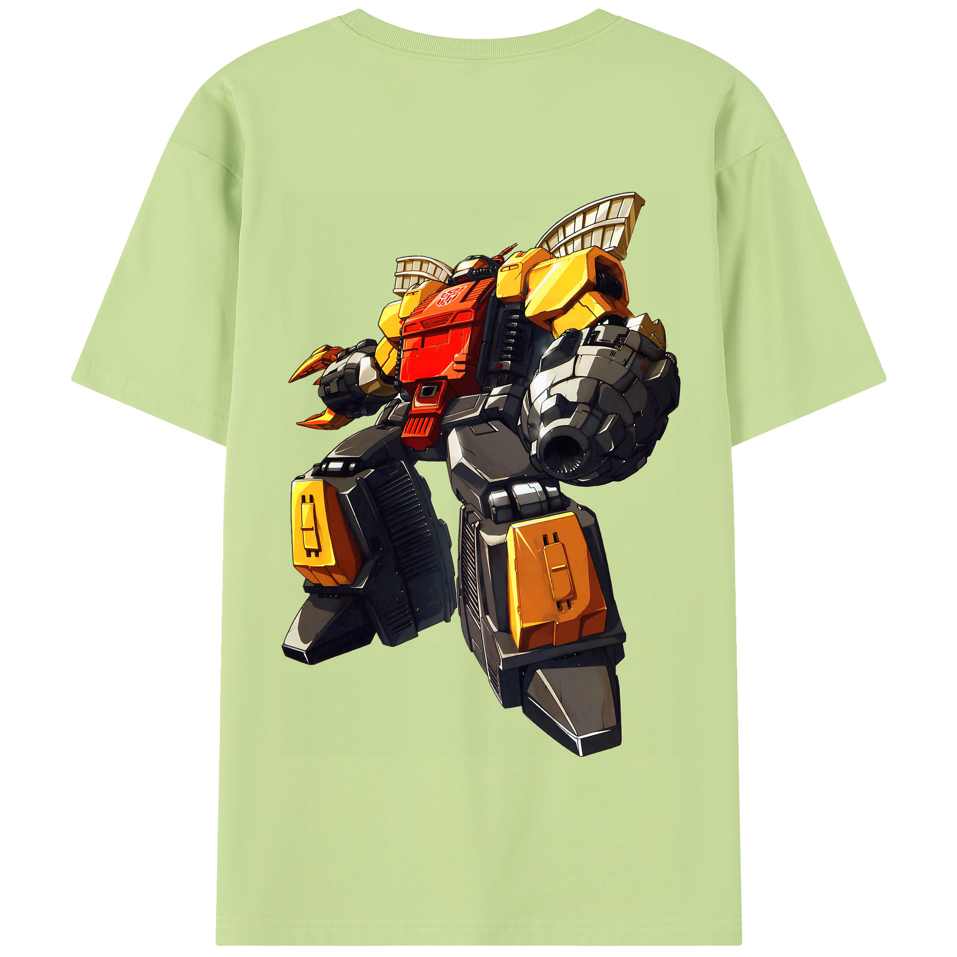 （画像用） Transformers トランスフォーマー 綿100％半袖Tシャツ（背面プリント）